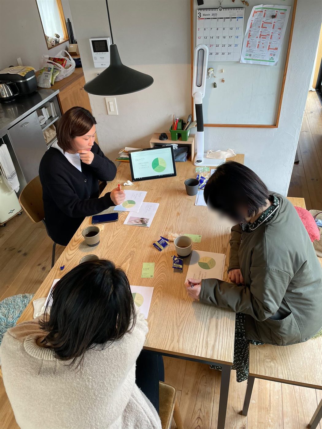 円グラフを使ったお金のワークショップ